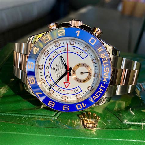 rolex yacht-master ii rose gold for sale|rolex yachtmaster rose gold 44mm.